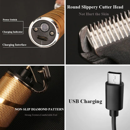 Professional Hair Trimmer Kit Cordless Beard Clipper Set