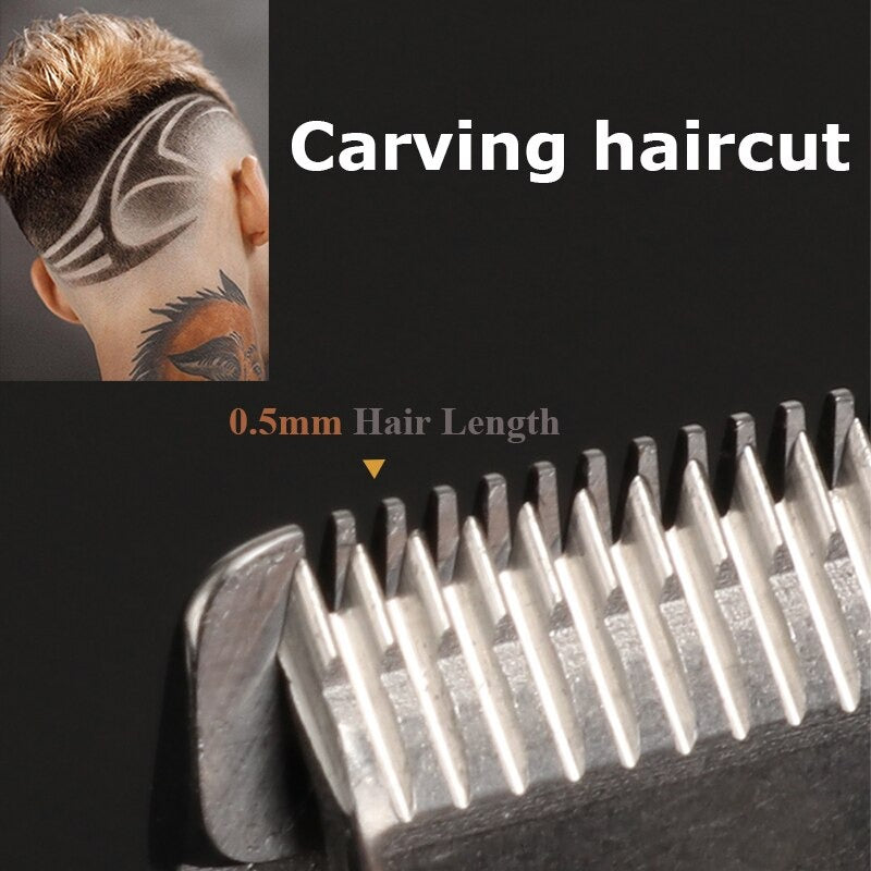 Professional Hair Trimmer Kit Cordless Beard Clipper Set