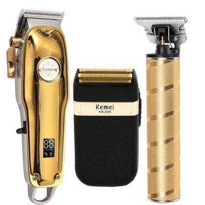 Professional Hair Trimmer Kit Cordless Beard Clipper Set