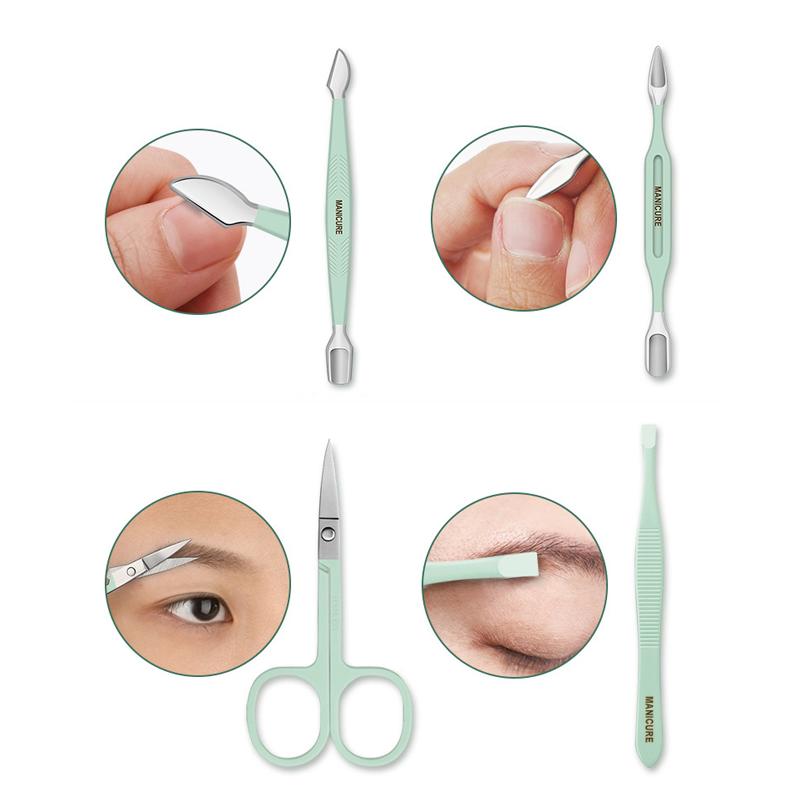 Professional Manicure and Pedicure Nail Care Kit Set