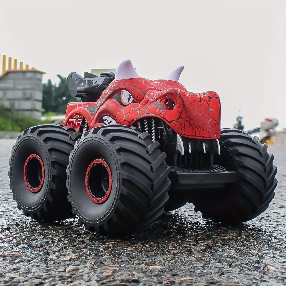 RC Monster Truck Stunt Car LED Light Smoke Effect Off Road Toy