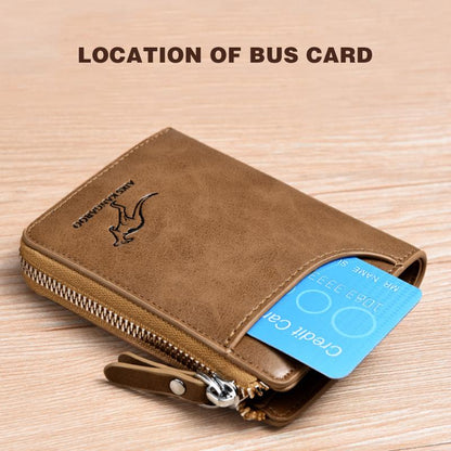 RFID Security Wallet – Waterproof Compact Leather Wallet