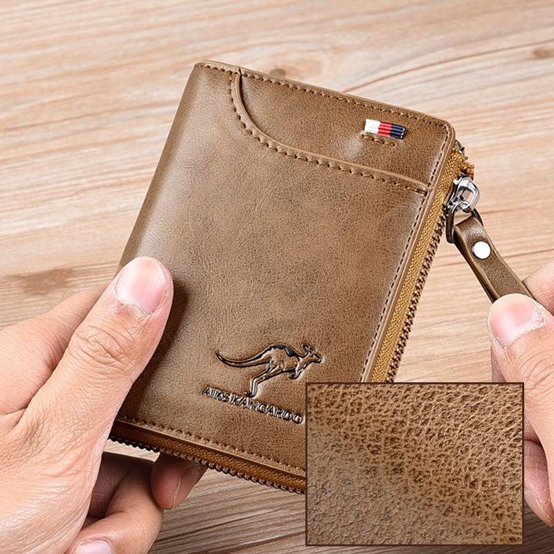 RFID Security Wallet – Waterproof Compact Leather Wallet