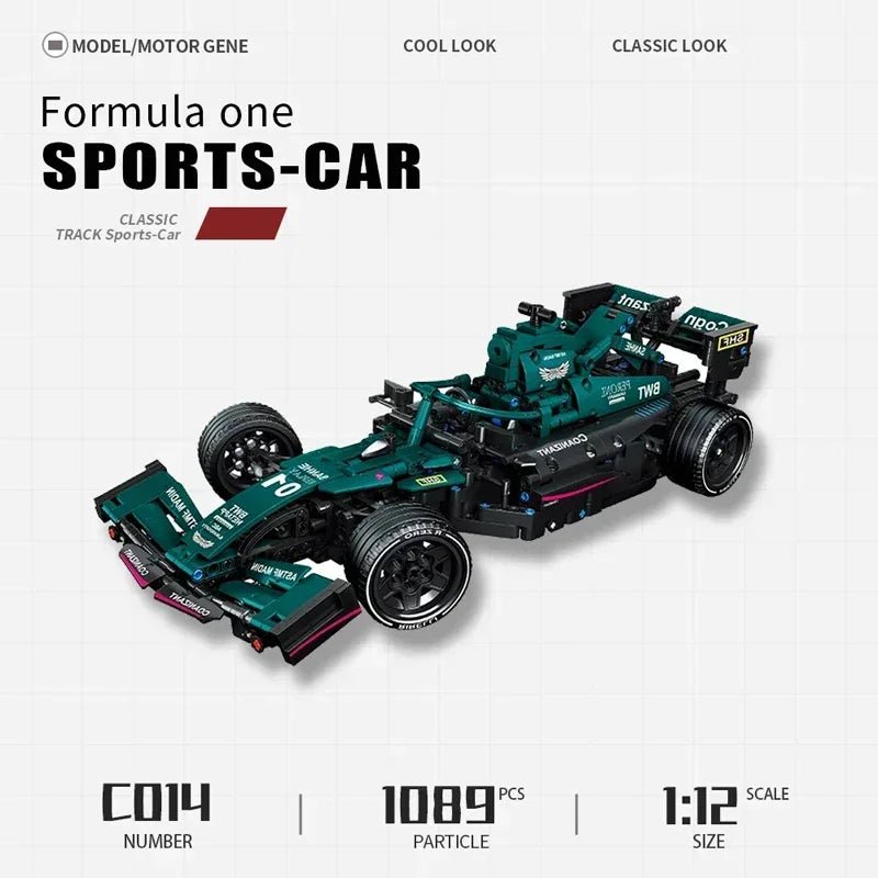 Race Car Model Kit DIY Building Set Large Scale Assembly Toy