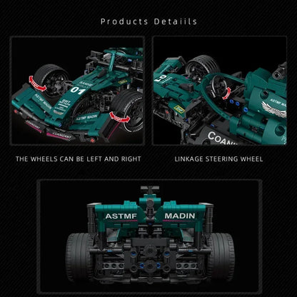 Race Car Model Kit DIY Building Set Large Scale Assembly Toy