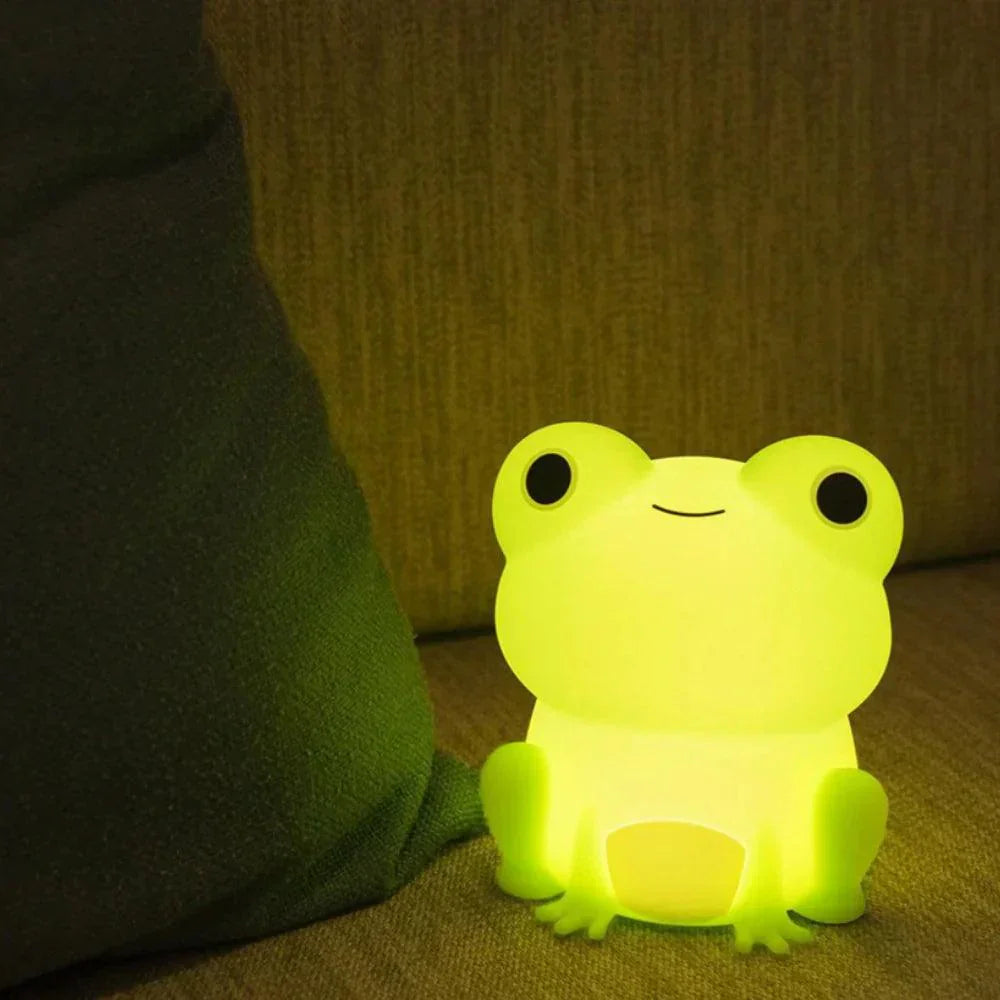 Rechargeable Silicone Animal Night Light for Kids Bedroom
