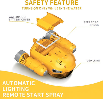 Remote Control Submarine Toy Underwater RC Boat Kids Water Toy