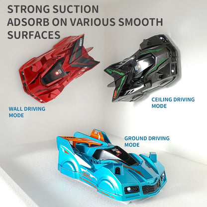 Remote Control Wall Climbing Car Laser Guided RC Car Kids Toy Ceiling Wall Driving Vehicle