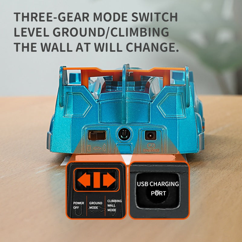 Remote Control Wall Climbing Car Laser Guided RC Car Kids Toy Ceiling Wall Driving Vehicle