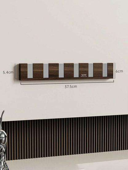 Retractable Wall Coat Rack Space Saving Hook Organizer