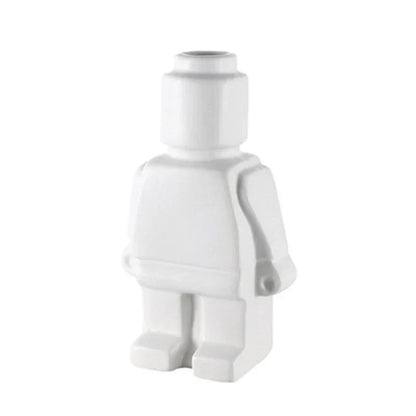 Robot Vase Creative Ceramic Flower Vase Modern Home Decor