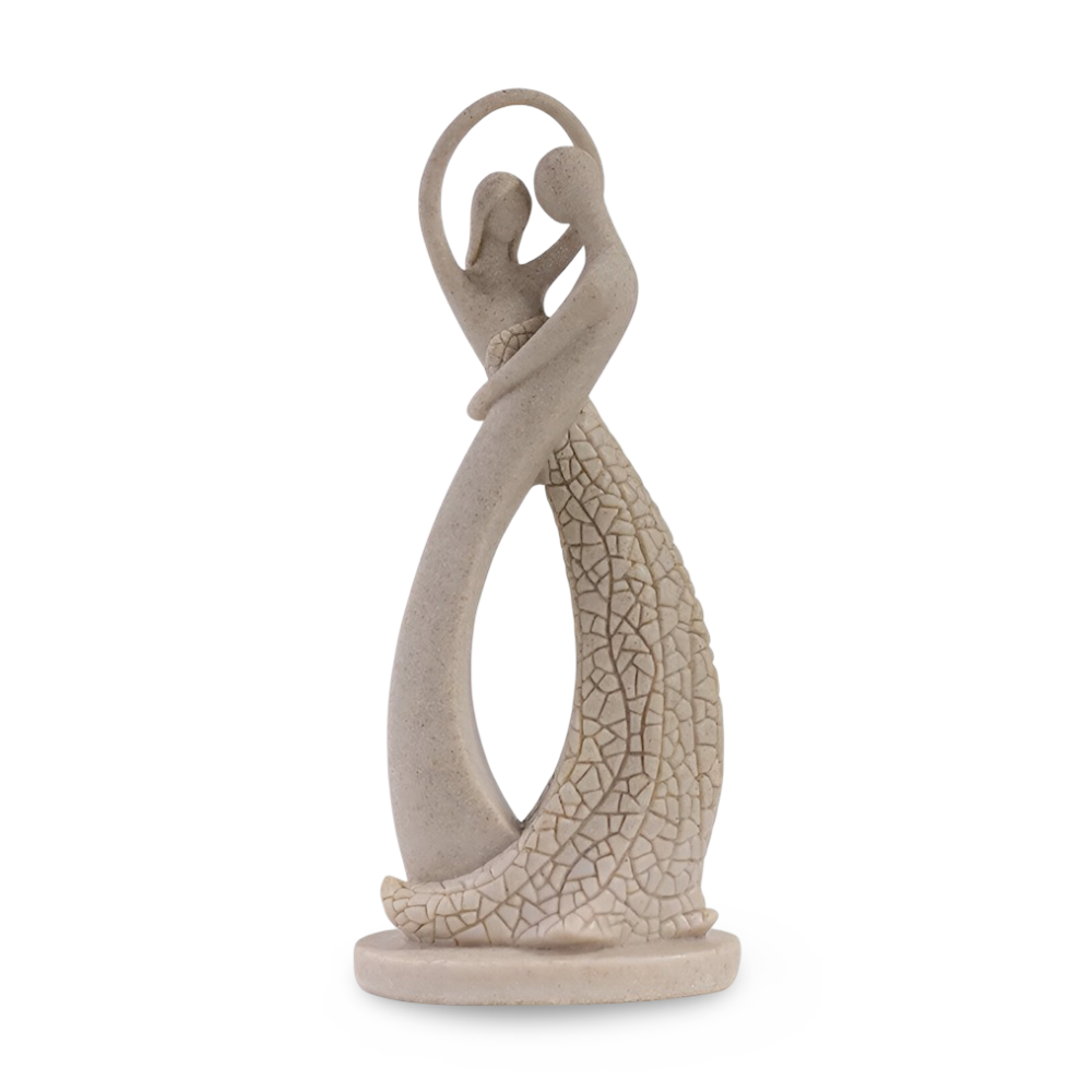 Romantic Couple Sculpture Resin Home Decor Figurine