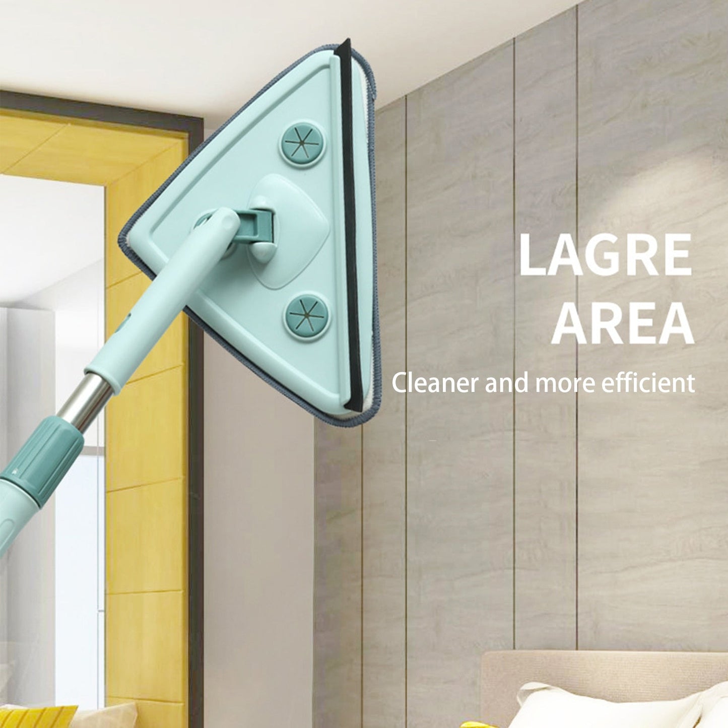 Rotating Triangle Cleaning Mop Extendable Household Cleaner