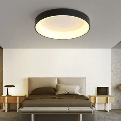 Scandinavian Round LED Ceiling Lamp Minimalist Nordic Design