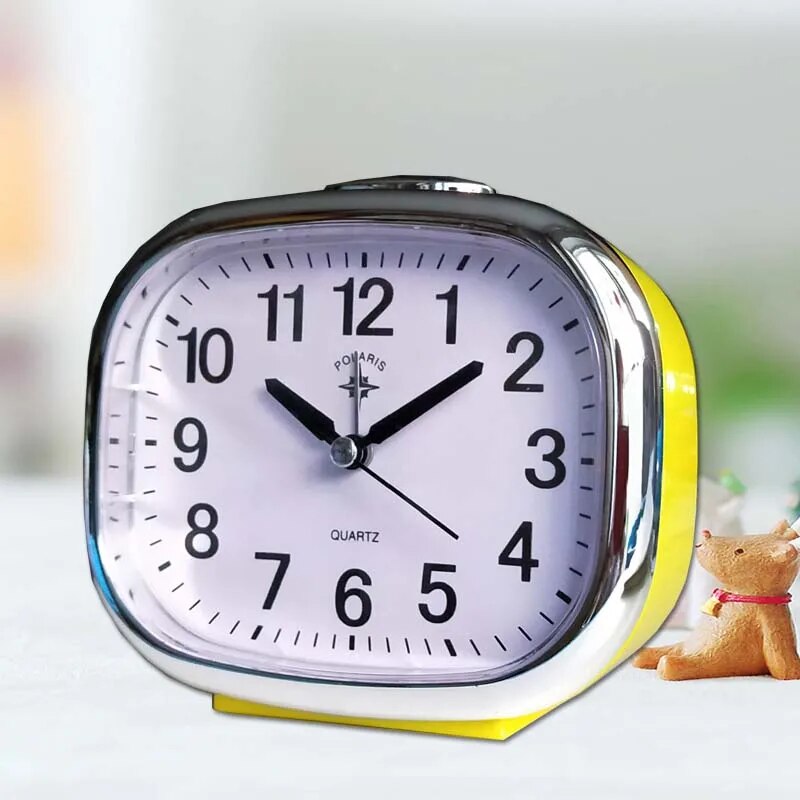 Silent Mechanical Alarm Clock Bedroom Nightstand