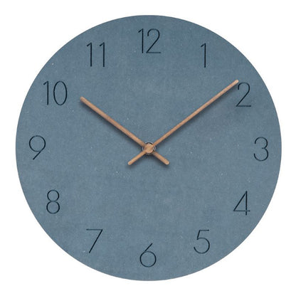 Silent Nordic Wall Clock Minimalist Design – Modern Scandinavian Wall Clock for Living Room, Bedroom & Office