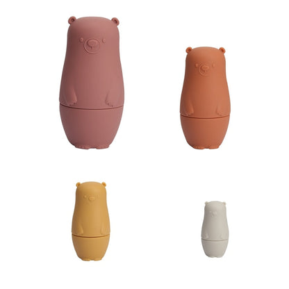 Silicone Nesting Dolls Montessori Stacking Toy Set