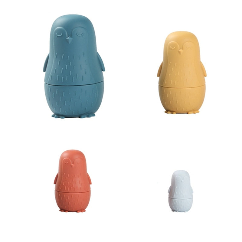 Silicone Nesting Dolls Montessori Stacking Toy Set