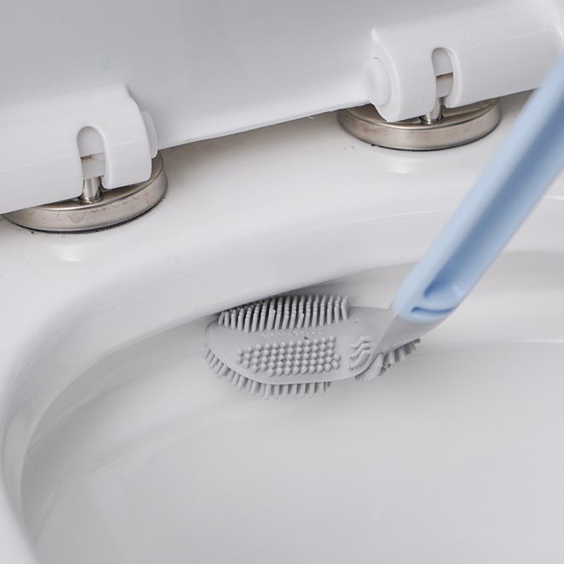 Silicone Toilet Brush Holder Golf Style Deep Clean Bathroom Hygiene