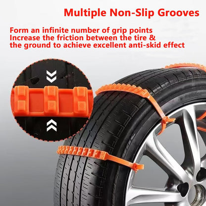 Snow Tire Chains Anti Slip TPU Universal Car Traction Chains