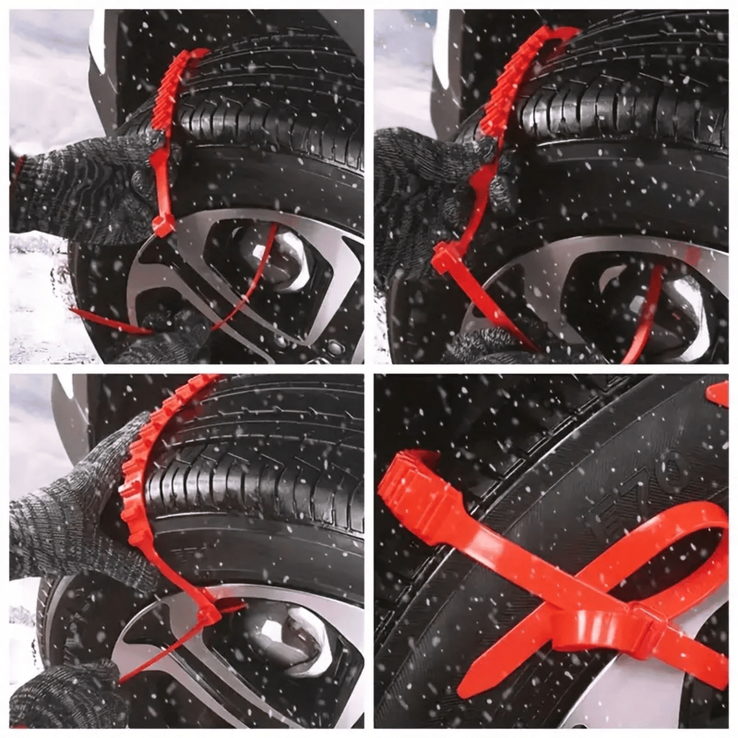 Snow Tire Chains Anti Slip TPU Universal Car Traction Chains