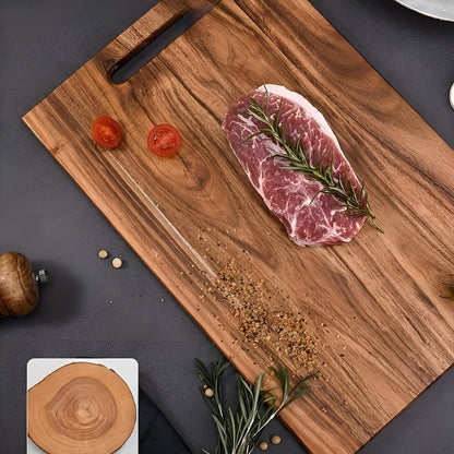Solid Wood Cutting Board Set Kitchen Chopping Serving Boards