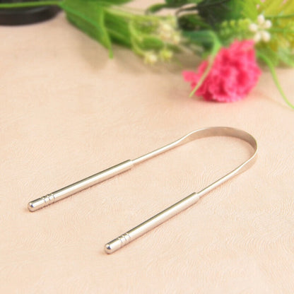Stainless Steel Tongue Scraper Oral Hygiene Cleaner