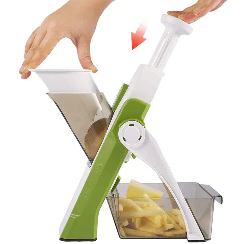 Stainless Steel Vegetable Slicer with 41 Cutting Options Adjustable Kitchen Tool