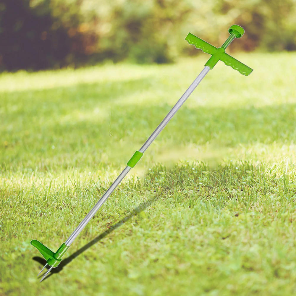 Stand Up Weed Puller Tool Long Handle Garden Weed Remover