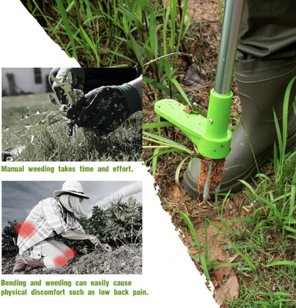 Stand Up Weed Puller Tool Long Handle Garden Weed Remover