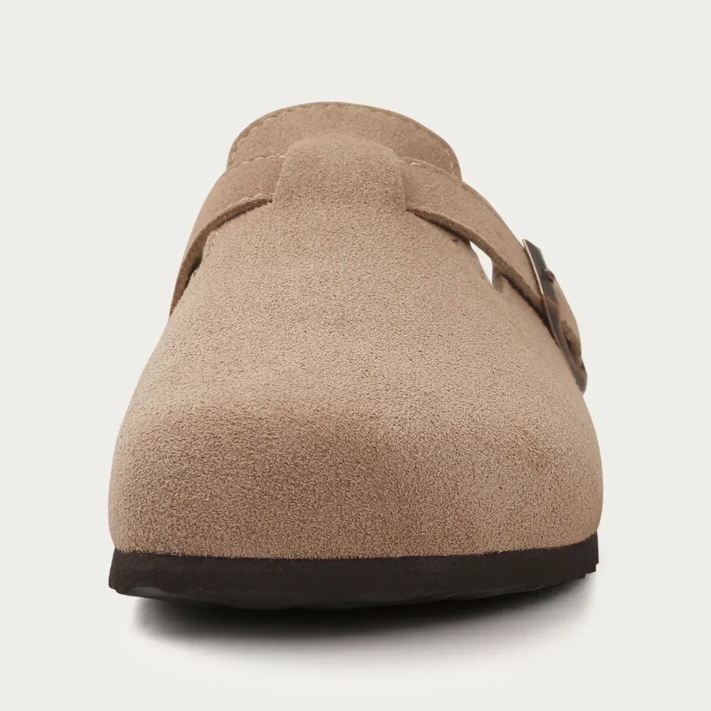 Suede Comfort Sandals Ergonomic Cork Sole Slip On Summer