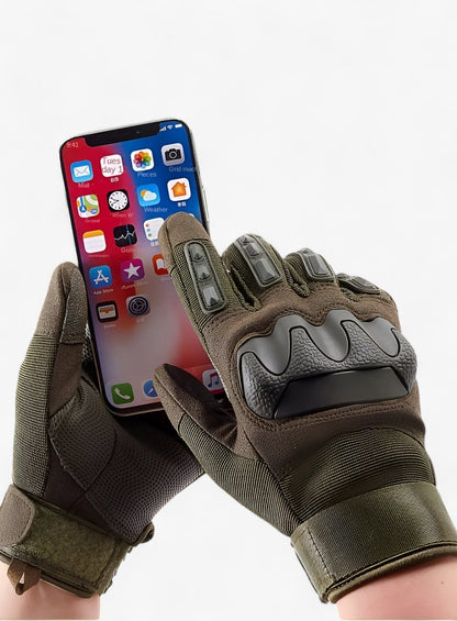 Tactical Grip Gloves with Touchscreen Technology