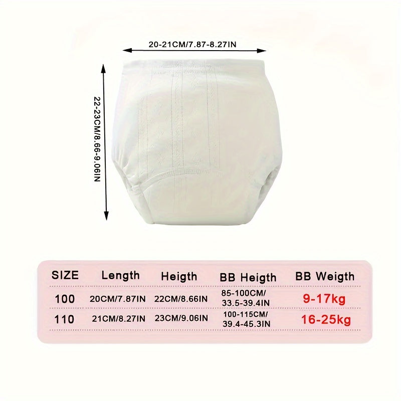 Toddler Potty Training Pants Reusable Leakproof Cotton Underwear