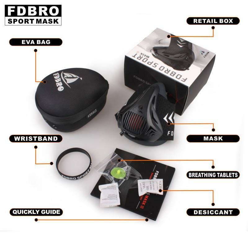 Training Mask Adjustable Resistance Fitness Breathing Mask Workout
