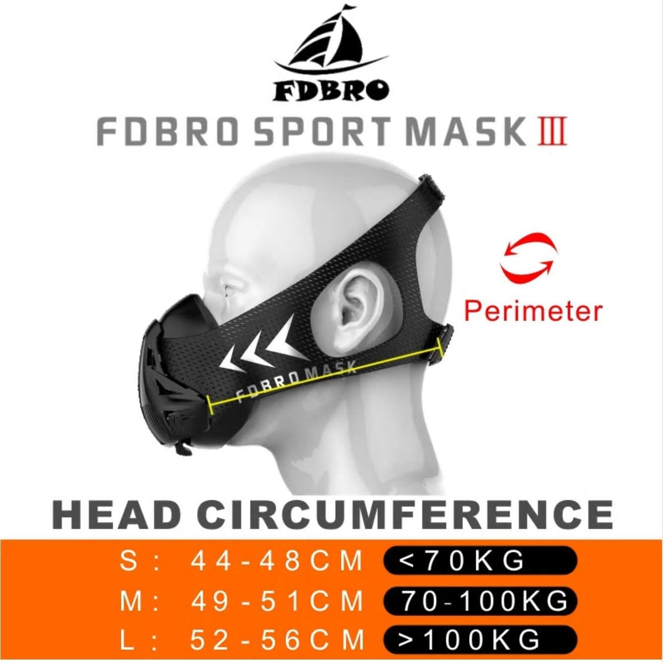 Training Mask Adjustable Resistance Fitness Breathing Mask Workout
