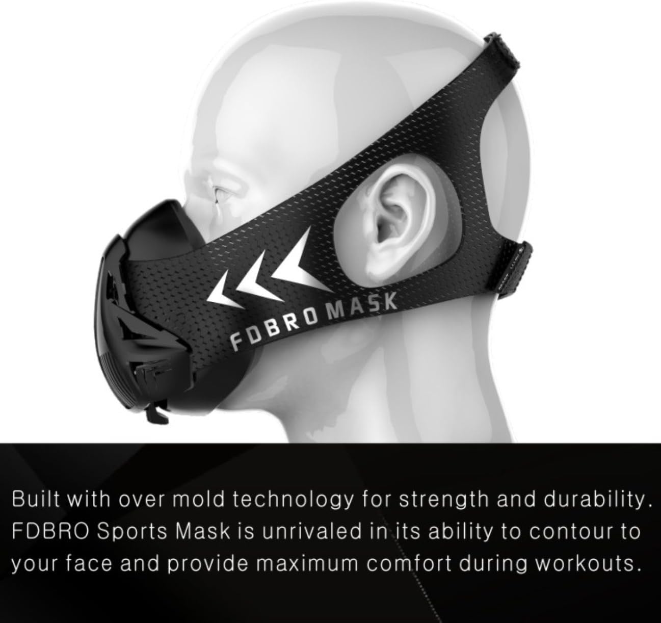 Training Mask Adjustable Resistance Fitness Breathing Mask Workout