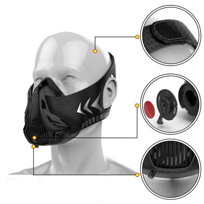 Training Mask Adjustable Resistance Fitness Breathing Mask Workout