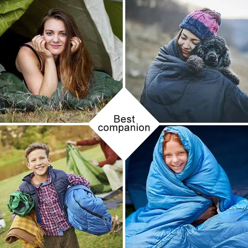 Ultralight Sleeping Bag 4 Season Waterproof Compact Camping Gear