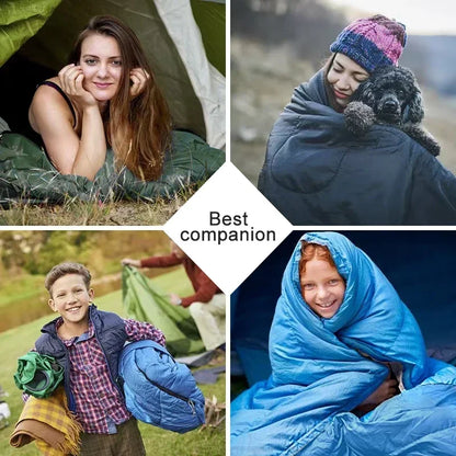 Ultralight Sleeping Bag 4 Season Waterproof Compact Camping Gear
