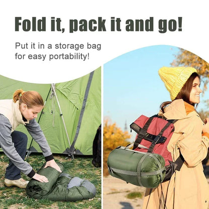 Ultralight Sleeping Bag 4 Season Waterproof Compact Camping Gear