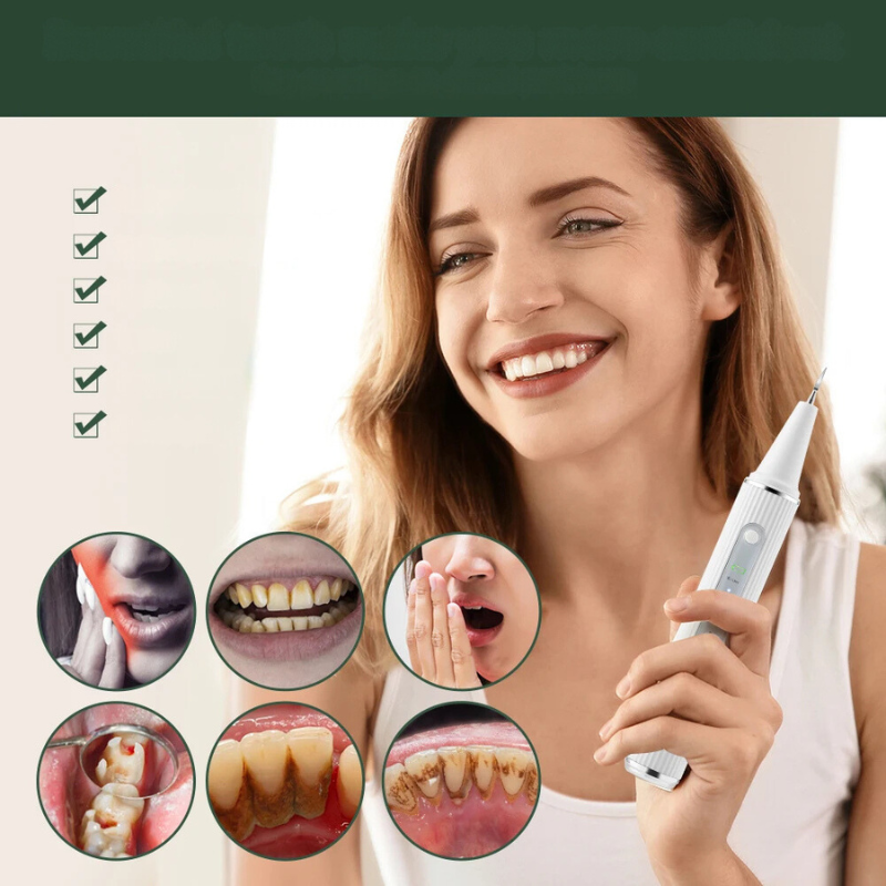 Ultrasonic Teeth Cleaner Tartar Remover Plaque Cleaning Device