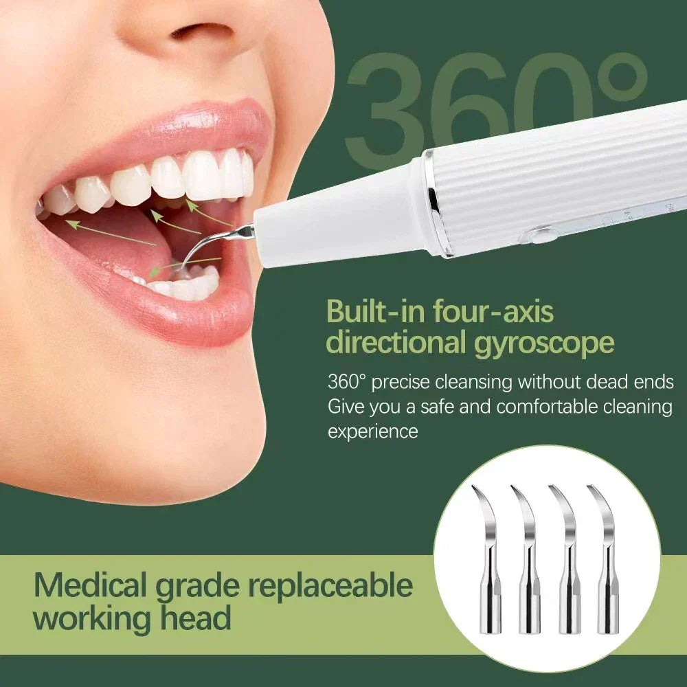 Ultrasonic Teeth Cleaner Tartar Remover Plaque Cleaning Device