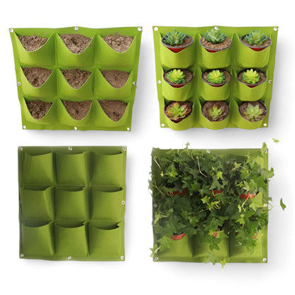 Vertical Garden Hanging Planter Storage Organizer Outdoor Wall Bag