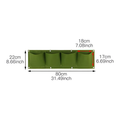 Vertical Garden Hanging Planter Storage Organizer Outdoor Wall Bag