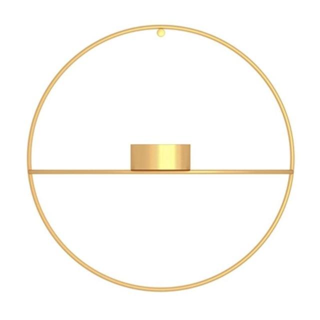Wall Candle Holder Vase Decor Modern Minimalist Hanging Accent