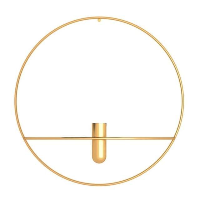 Wall Candle Holder Vase Decor Modern Minimalist Hanging Accent