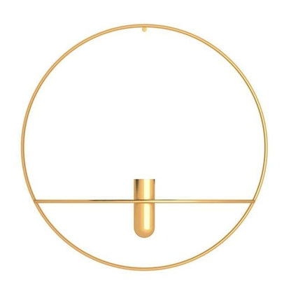 Wall Candle Holder Vase Decor Modern Minimalist Hanging Accent