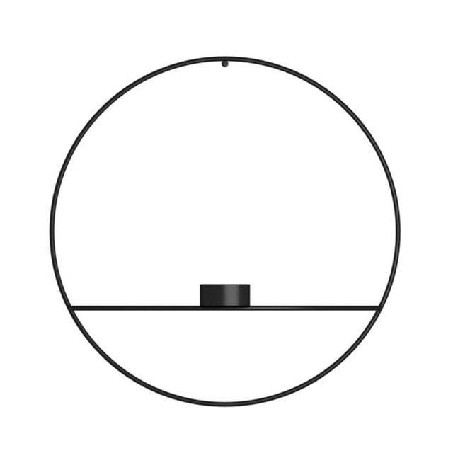 Wall Candle Holder Vase Decor Modern Minimalist Hanging Accent