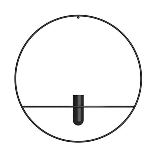 Wall Candle Holder Vase Decor Modern Minimalist Hanging Accent