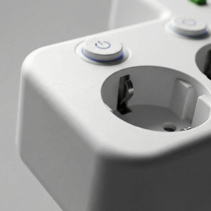 Wall Mounted Power Strip USB Type C Multi Socket Extension